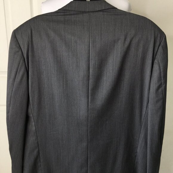 Ermenegildo Zegna Traveller Charcoal Gray Three Button Blazer Jacket Size 56R - Picture 10 of 12